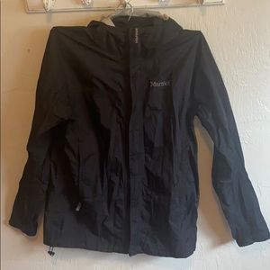 Sz Small Black Marmot Rain jacket